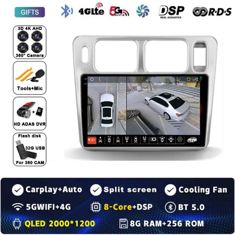 Android 14 Car Radio For Leopaard Feiteng 2007 - 2013 Car Radio Multimedia Video Player Navigatio...