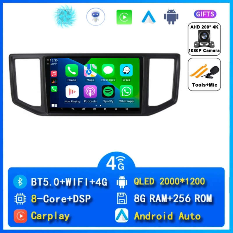 Android 14 Car Radio For Volkswagen Crafter 2016-2022 Car Multimedia Video Player Navigation Ster...