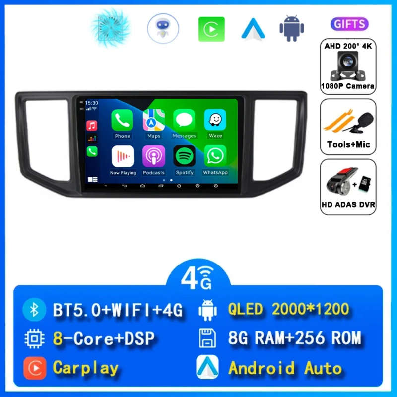 Android 14 Car Radio For Volkswagen Crafter 2016-2022 Car Multimedia Video Player Navigation Ster...