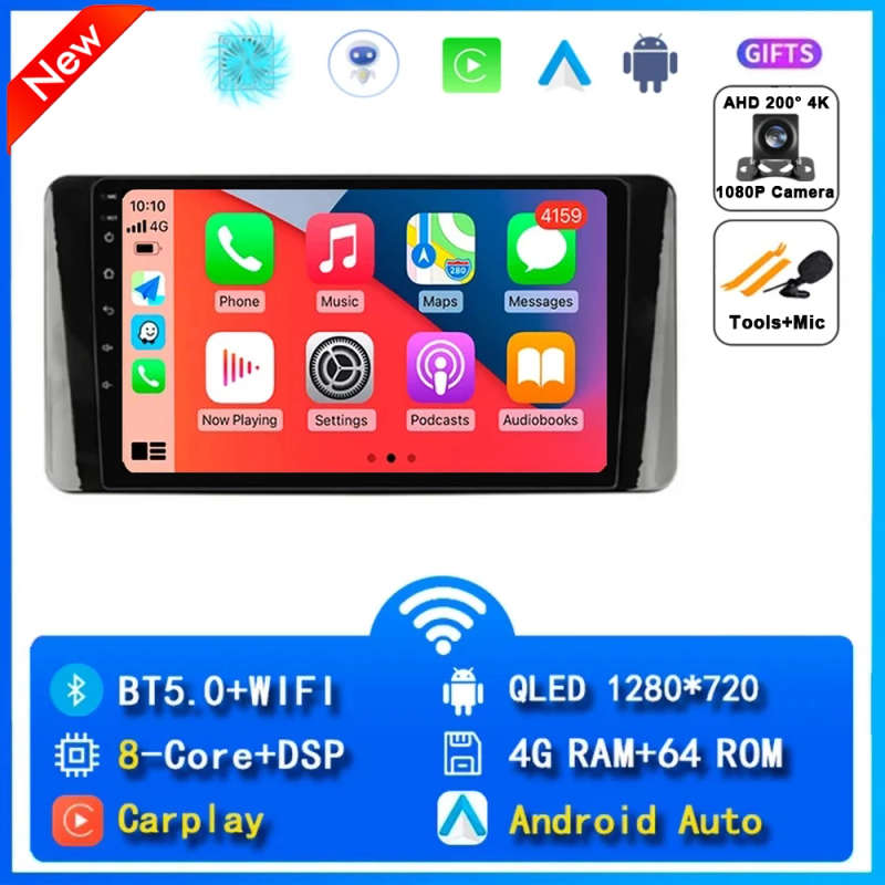 Android 14 Car Radio For Volkswagen Polo Mk6 VI 6 2020 2021 2022 Navigation Multimedia Player Ste...