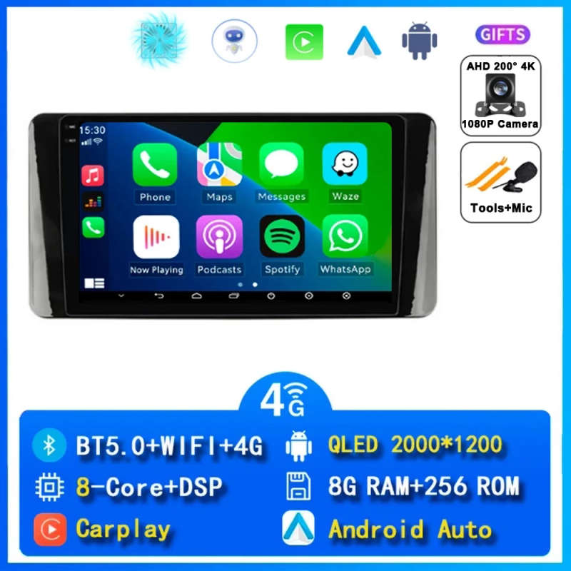 Android 14 Car Radio For Volkswagen Polo Mk6 VI 6 2020 2021 2022 Navigation Multimedia Player Ste...