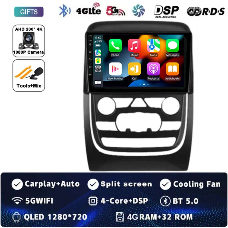 Android 14 Car Radio Multimedia Video Player For Dodge Durango 3 WD 2013 - 2020 Navigation GPS No...