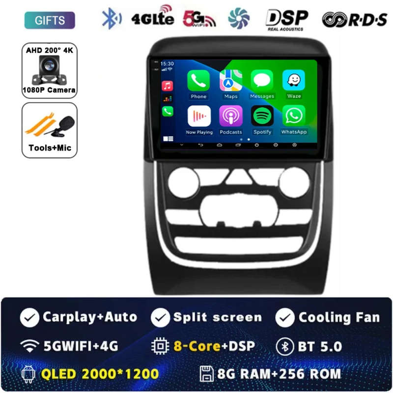 Android 14 Car Radio Multimedia Video Player For Dodge Durango 3 WD 2013 - 2020 Navigation GPS No...