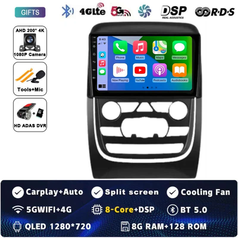 Android 14 Car Radio Multimedia Video Player For Dodge Durango 3 WD 2013 - 2020 Navigation GPS No...