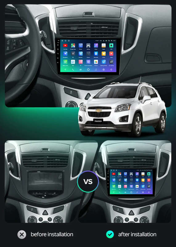 Android 14 Carplay Auto For Chevrolet Tracker 3 2013 - 2017 Car Radio Multimedia Video Player Nav...