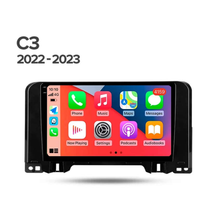 Android 14 Carplay Auto For Citroen C3 2022 - 2023 Car Radio Multimedia Video Player Navigation G...