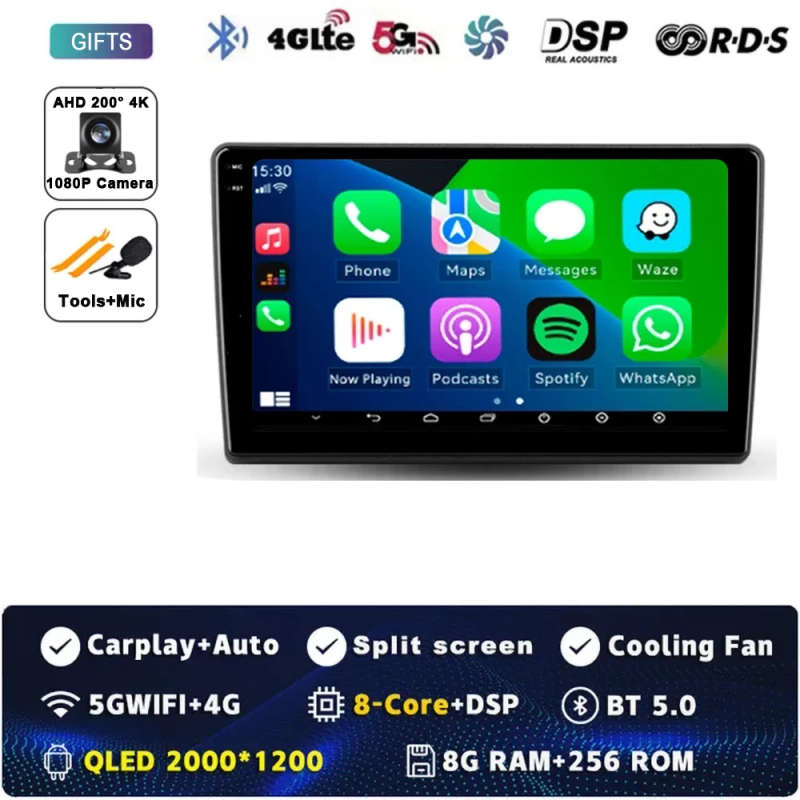 Android 14 Carplay Auto For Kia Ceed ED 2006 - 2012 Car Radio Multimedia Video Player Navigation ...