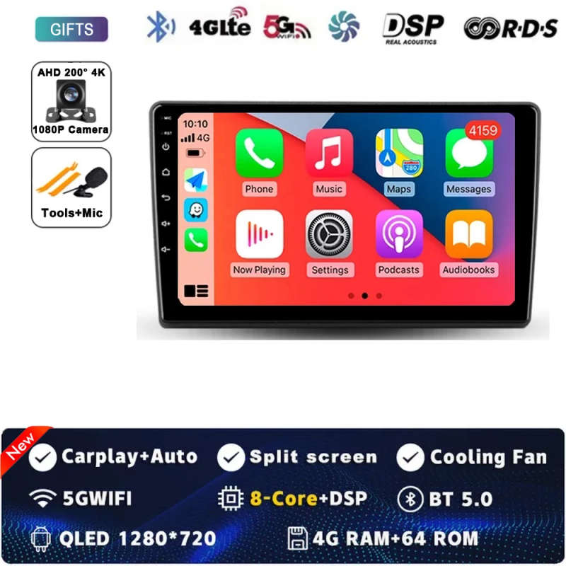 Android 14 Carplay Auto For Kia Ceed ED 2006 - 2012 Car Radio Multimedia Video Player Navigation ...