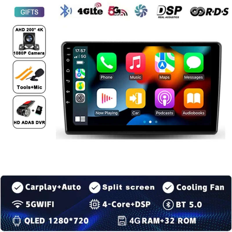 Android 14 Carplay Auto For Kia Ceed ED 2006 - 2012 Car Radio Multimedia Video Player Navigation ...
