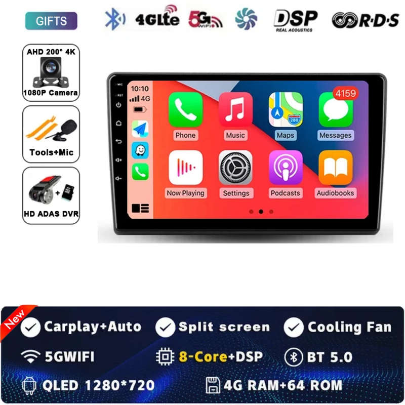 Android 14 Carplay Auto For Kia Ceed ED 2006 - 2012 Car Radio Multimedia Video Player Navigation ...