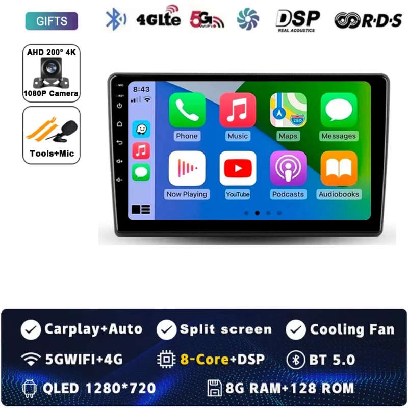 Android 14 Carplay Auto For Kia Ceed ED 2006 - 2012 Car Radio Multimedia Video Player Navigation ...