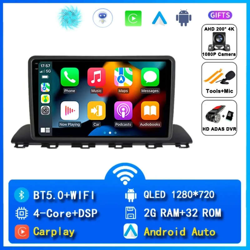 Android 14 Carplay Car Radio For Hyundai HB20 2021 2020 Navigation GPS Multimedia Player wifi+4G ...