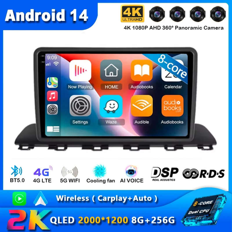 Android 14 Carplay Car Radio For Hyundai HB20 2021 2020 Navigation GPS Multimedia Player wifi+4G ...