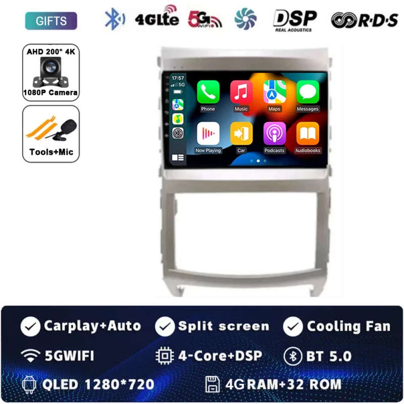 Android 14 Carplay Car Radio For Hyundai Veracruz ix55 2006-2015 Navigation GPS Multimedia Player...