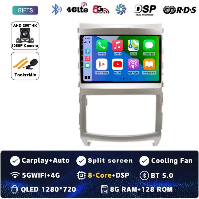 Android 14 Carplay Car Radio For Hyundai Veracruz ix55 2006-2015 Navigation GPS Multimedia Player...