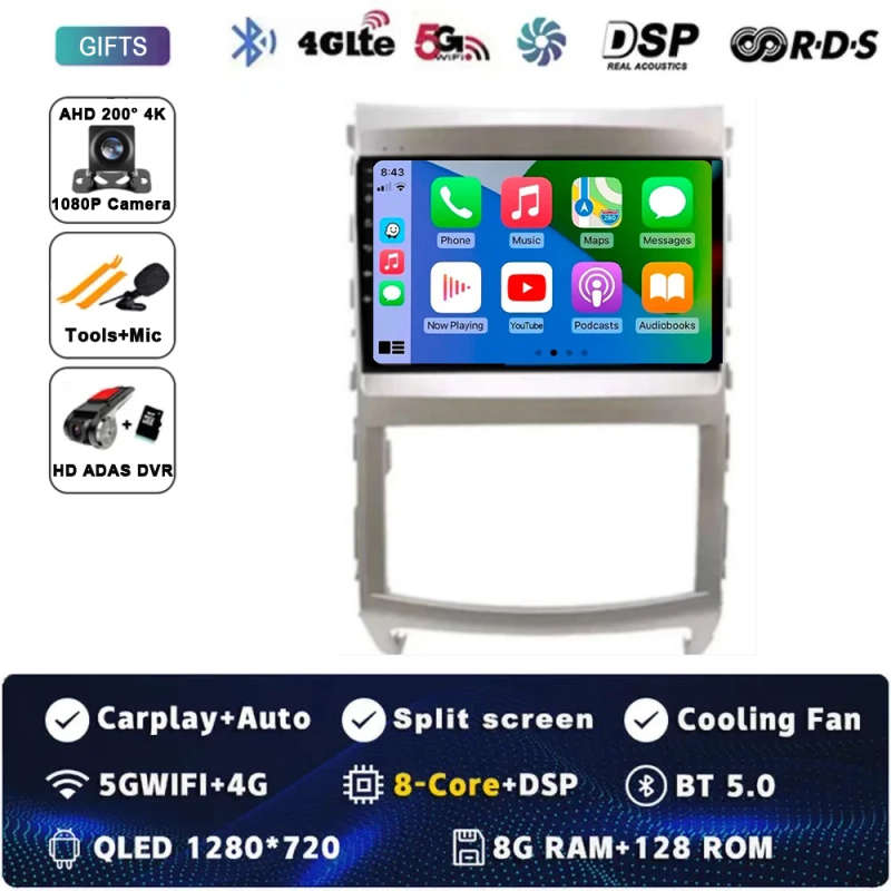 Android 14 Carplay Car Radio For Hyundai Veracruz ix55 2006-2015 Navigation GPS Multimedia Player...