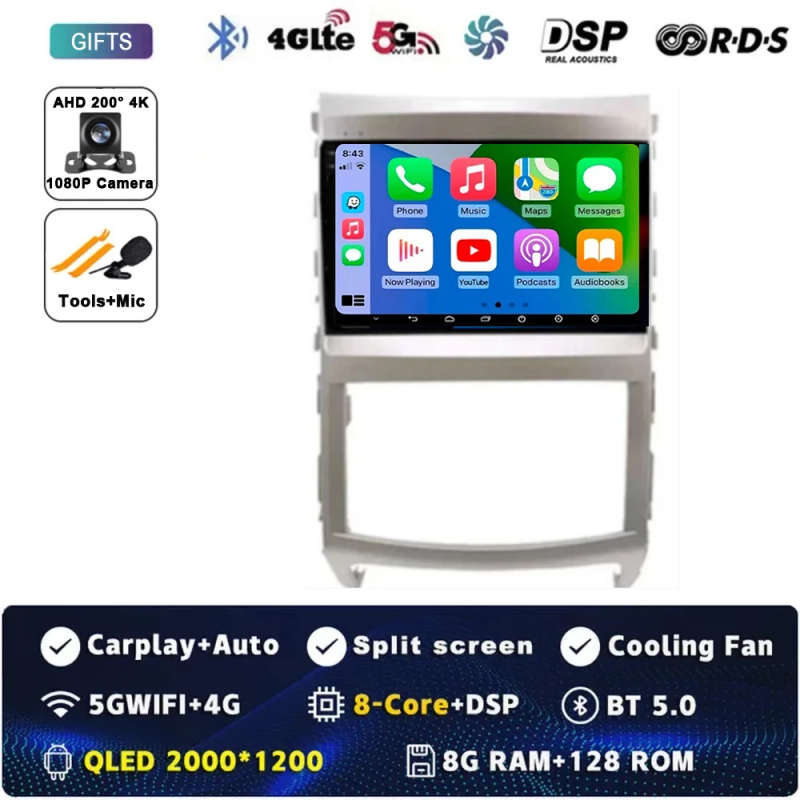 Android 14 Carplay Car Radio For Hyundai Veracruz ix55 2006-2015 Navigation GPS Multimedia Player...