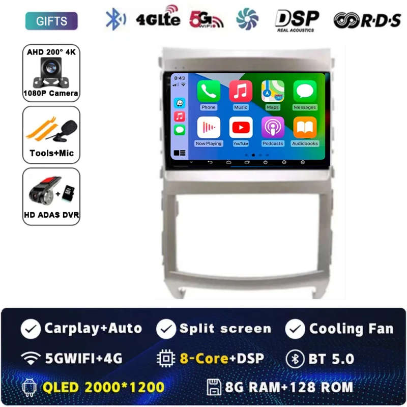 Android 14 Carplay Car Radio For Hyundai Veracruz ix55 2006-2015 Navigation GPS Multimedia Player...