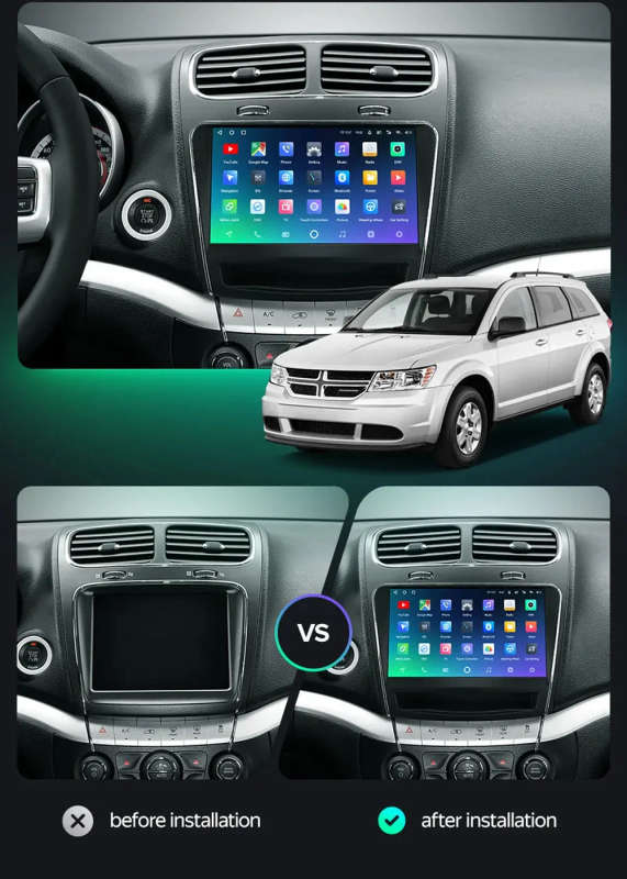 Android 14 For Dodge Journey JC 2011 - 2020 Car Radio Multimedia Player Stereo Wireless Carplay N...