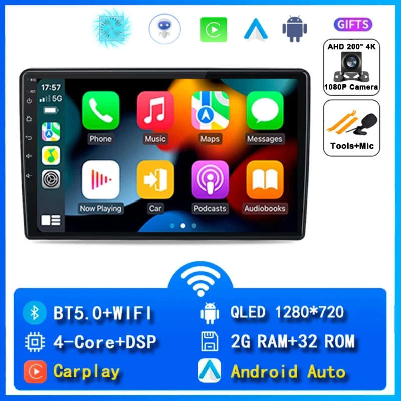 Android 14 For Fiat 500L 2012 - 2017 Car Radio Multimedia Video Player Navigation GPS Auto Carpla...