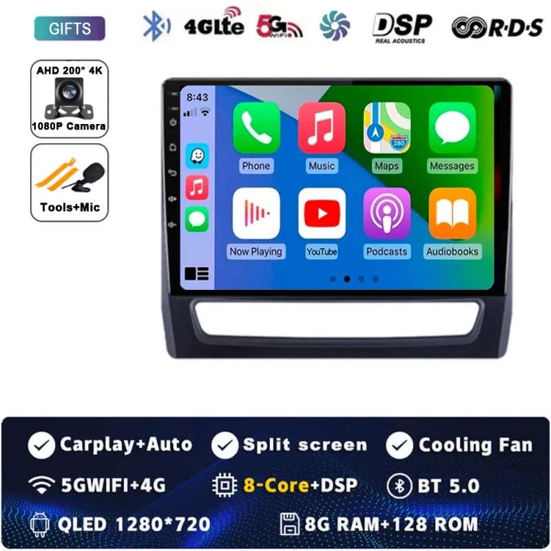 Android 14 For Mitsubishi ASX 2026-2021 2022 Car Radio Multimedia Video Player GPS Navigation Hea...