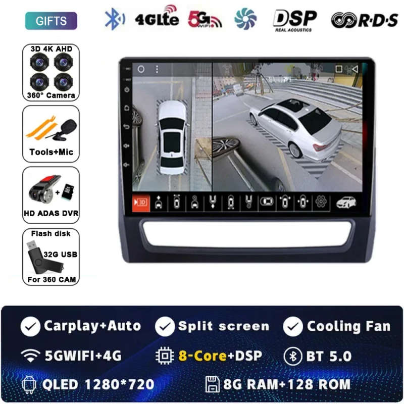 Android 14 For Mitsubishi ASX 2026-2021 2022 Car Radio Multimedia Video Player GPS Navigation Hea...