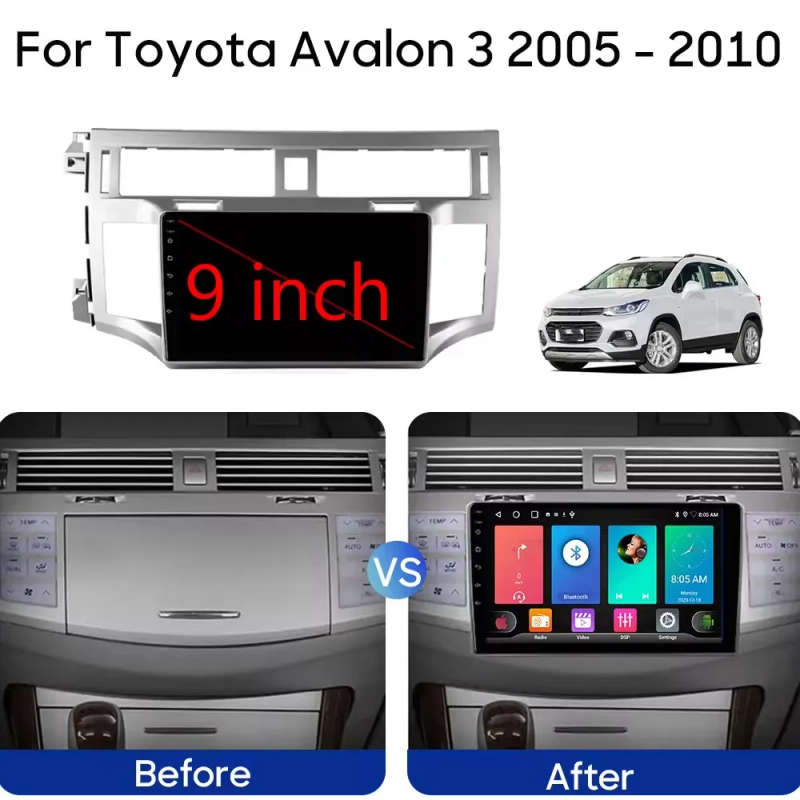 Android 14 For Toyota Avalon 3 2005 2006 2007 - 2010 Car Radio Navigation Multimedia Player Stere...
