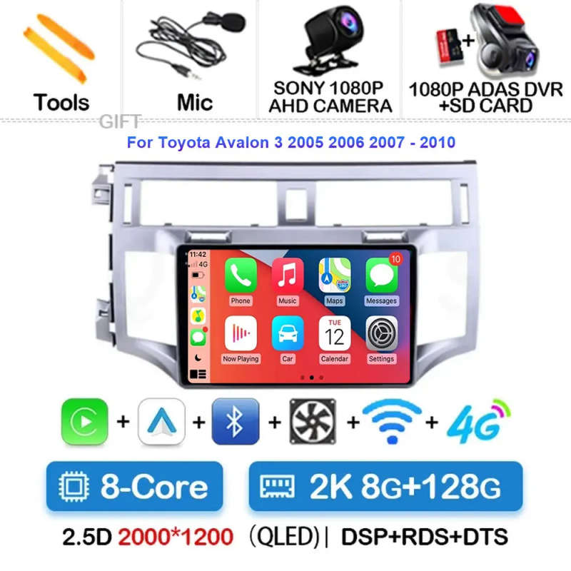 Android 14 For Toyota Avalon 3 2005 2006 2007 - 2010 Car Radio Navigation Multimedia Player Stere...