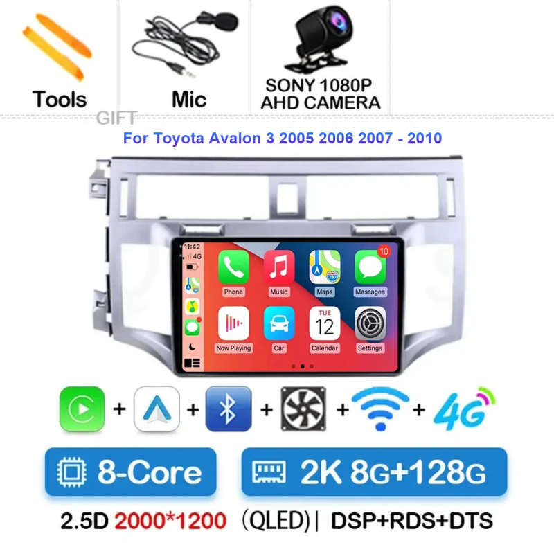 Android 14 For Toyota Avalon 3 2005 2006 2007 - 2010 Car Radio Navigation Multimedia Player Stere...