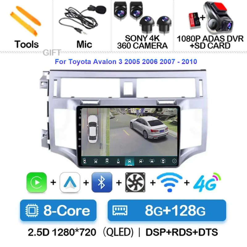 Android 14 For Toyota Avalon 3 2005 2006 2007 - 2010 Car Radio Navigation Multimedia Player Stere...
