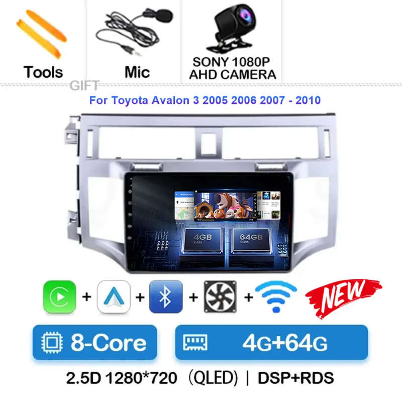 Android 14 For Toyota Avalon 3 2005 2006 2007 - 2010 Car Radio Navigation Multimedia Player Stere...