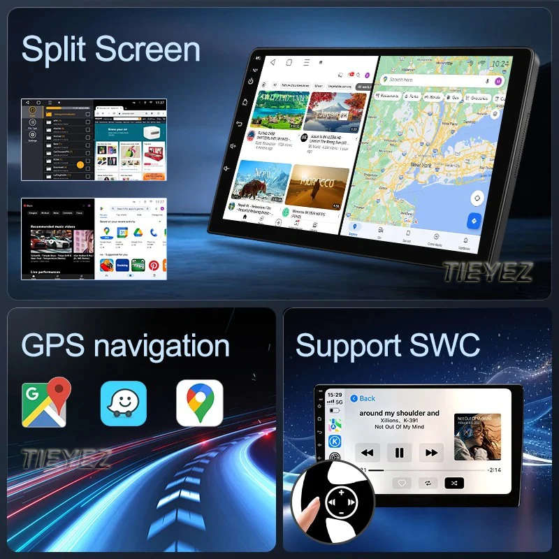 Android 14 For Volvo XC70 V70 S60 2000 - 2009 Radio Unit CarPlay Auto Multimedia Player Touchscre...
