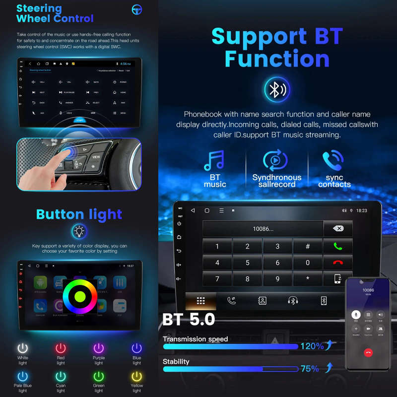 Android 14 KIA K5 Carplay Car Radio For Optima 3 TF 2010 - 2015 Navigation Multimedia GPS Player ...