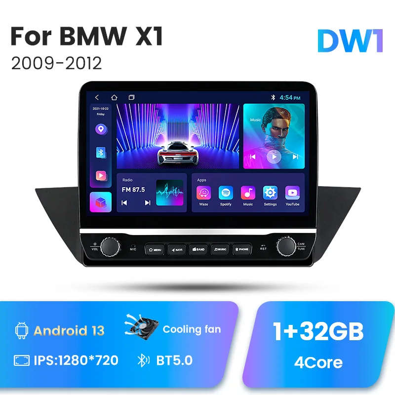 Android OS Wireless CarPlay Car Radio Multimedia Video Player Navigation GPS BT5.0 WIFI 2 Din Hea...