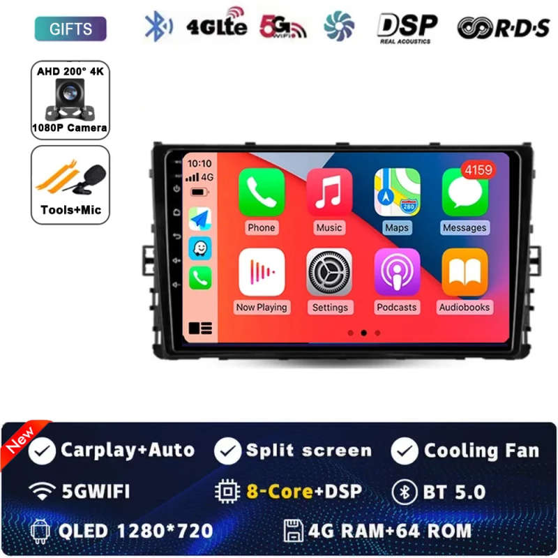 Android14 Car Radio For Volkswagen Jetta 7 2018 2019 2020 2021 2022 Navigation GPS Multimedia Vid...