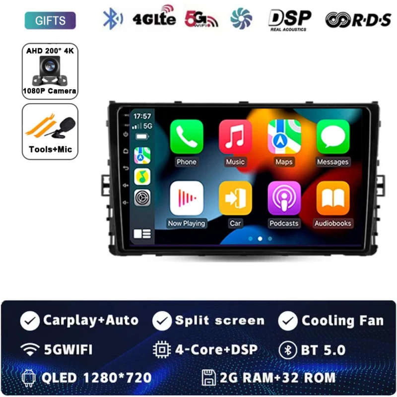 Android14 Car Radio For Volkswagen Jetta 7 2018 2019 2020 2021 2022 Navigation GPS Multimedia Vid...
