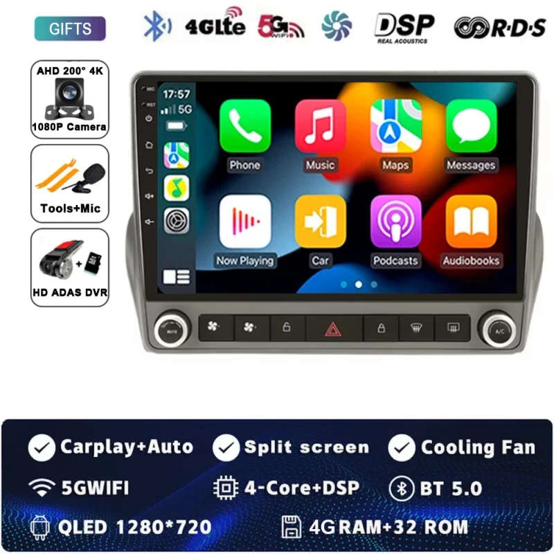 Car Radio Android 14 For Chevrolet Camaro 6 2008 - 2016 GPS Navigation Stereo Multimedia Player V...