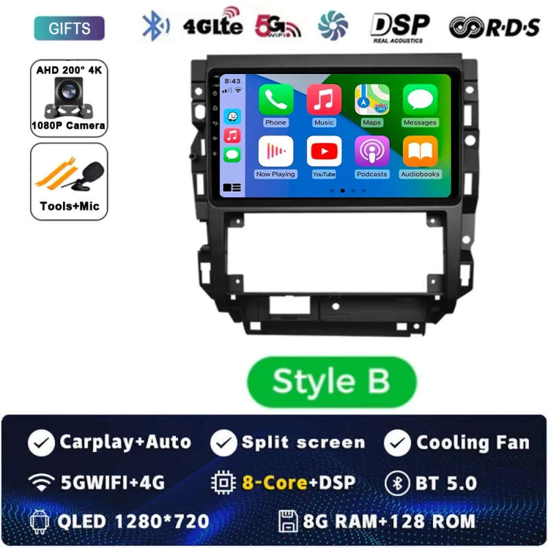 Car Radio Android 14 For Volkswagen VW Golf 4 IV 2002-2008 Jetta MK4 Classics Multimedia Player C...