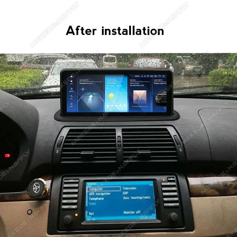 Qualcomm Snapdragon 680 Android 13 for BMW X5 E39 E53 1999-2006 Multimedia Player GPS Navigation ...
