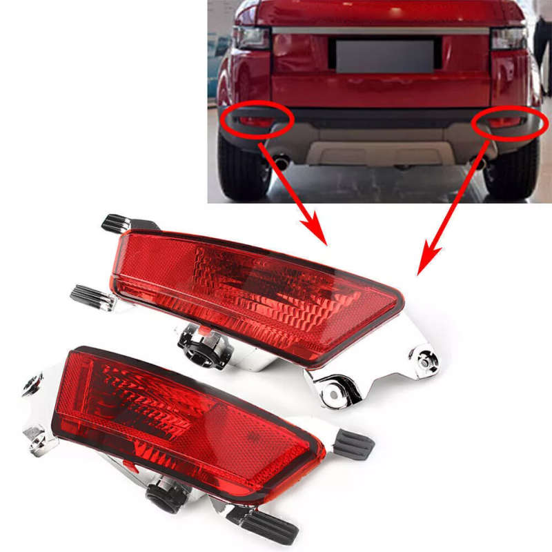 Pair of anti-collision fog lights rear for Range Rover Evoque 2012-2019