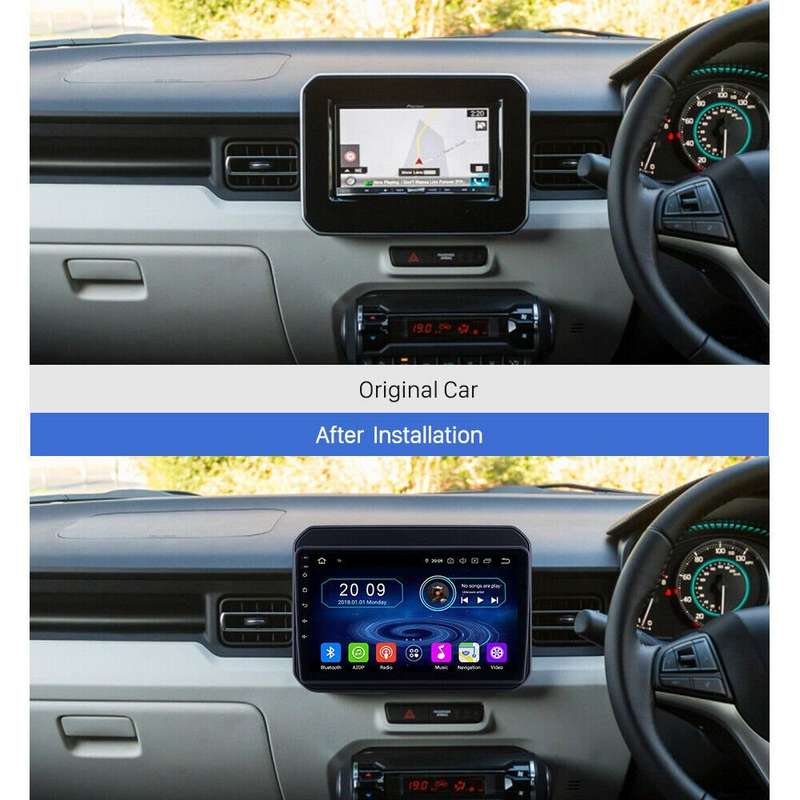 "For Suzuki Ignis 9"" Touchscreen Android Car Radio GPS Navi CarPlay Android Auto"