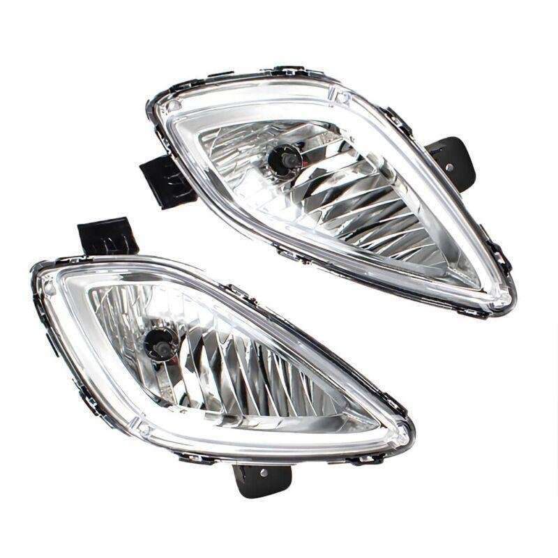 Front Bumper Fog Lights Driving Lamps For Hyundai Elantra 2011-2013 Pair