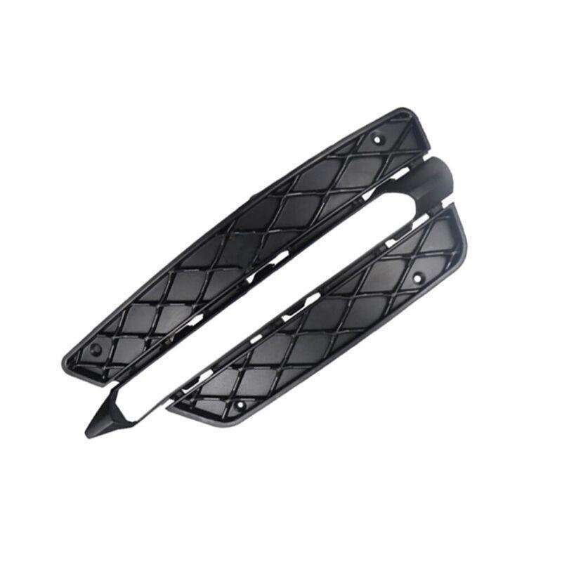 2x Front Bumper Fog Light Grille Cover For Mercedes Benz W204 C-Class 12-14 LR