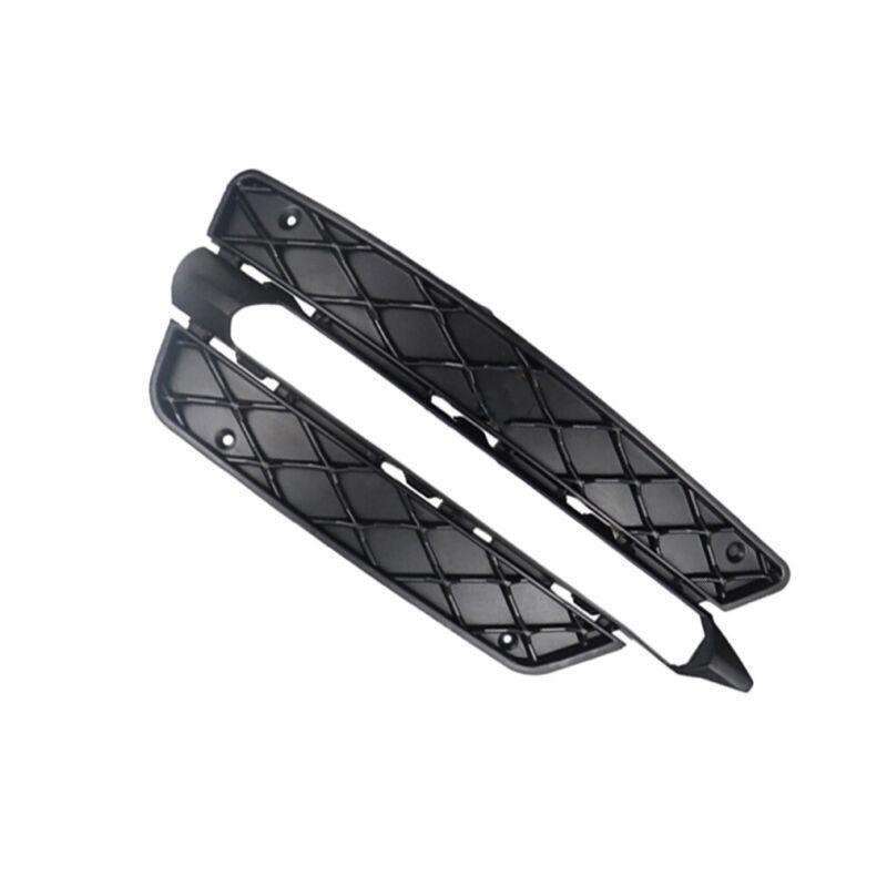 2x Front Bumper Fog Light Grille Cover For Mercedes Benz W204 C-Class 12-14 LR
