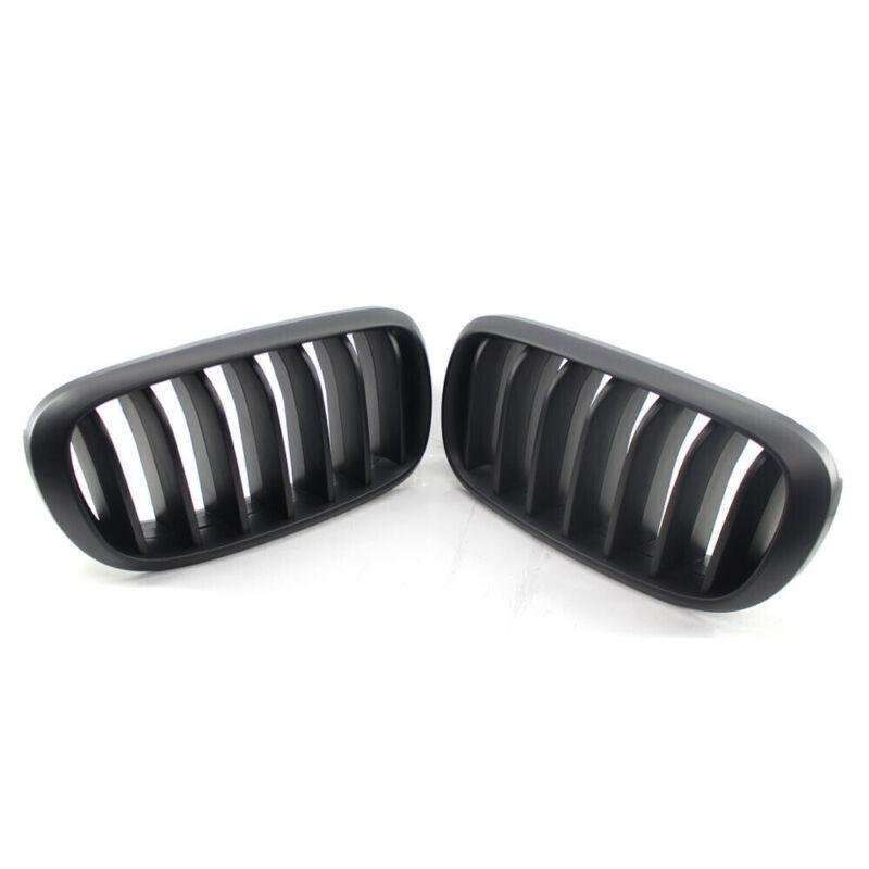 Matte Black M Sport Front Kidney Grill Grille Fit For BMW X5 F15 15-17 SUV Pair