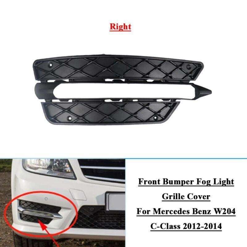 Front Bumper Fog Light Grille Cover For Mercedes Benz W204 C-Class 12-14 Right