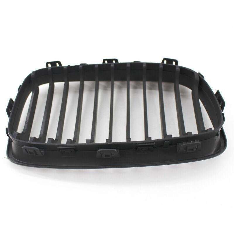 2X/Set Car Front Flat Black Grille Fits for BMW 1 Series F20 11-14 Mesh Grill