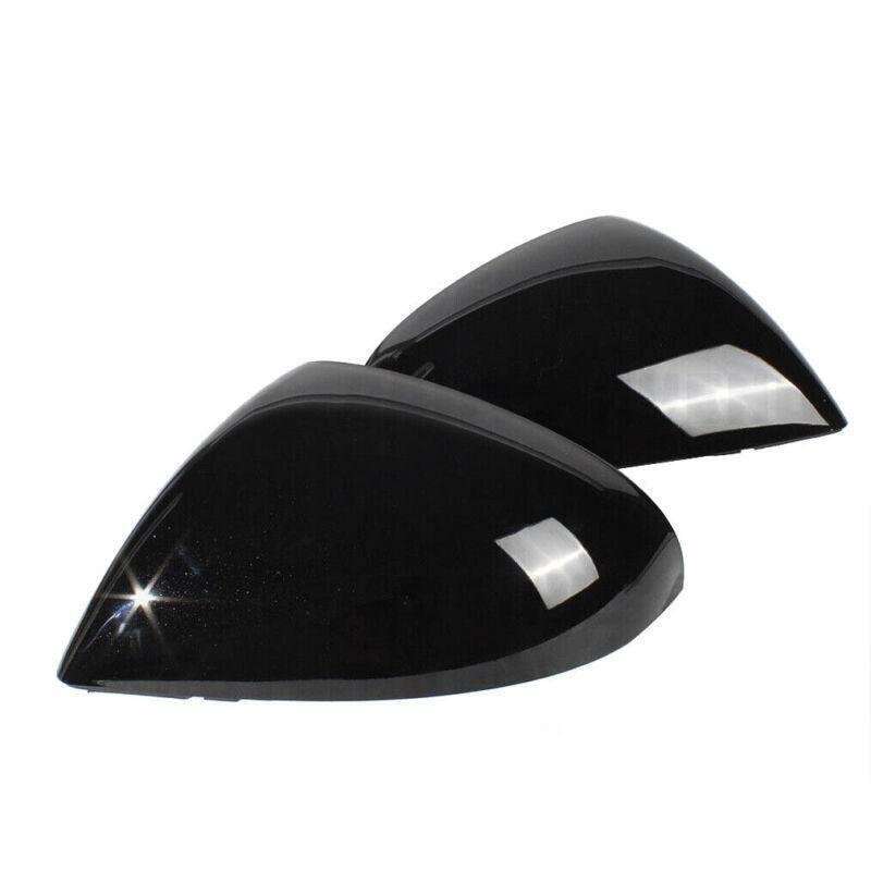 Pair Rear View Mirror Cover Painted Cap For VW Touareg 2011-2014