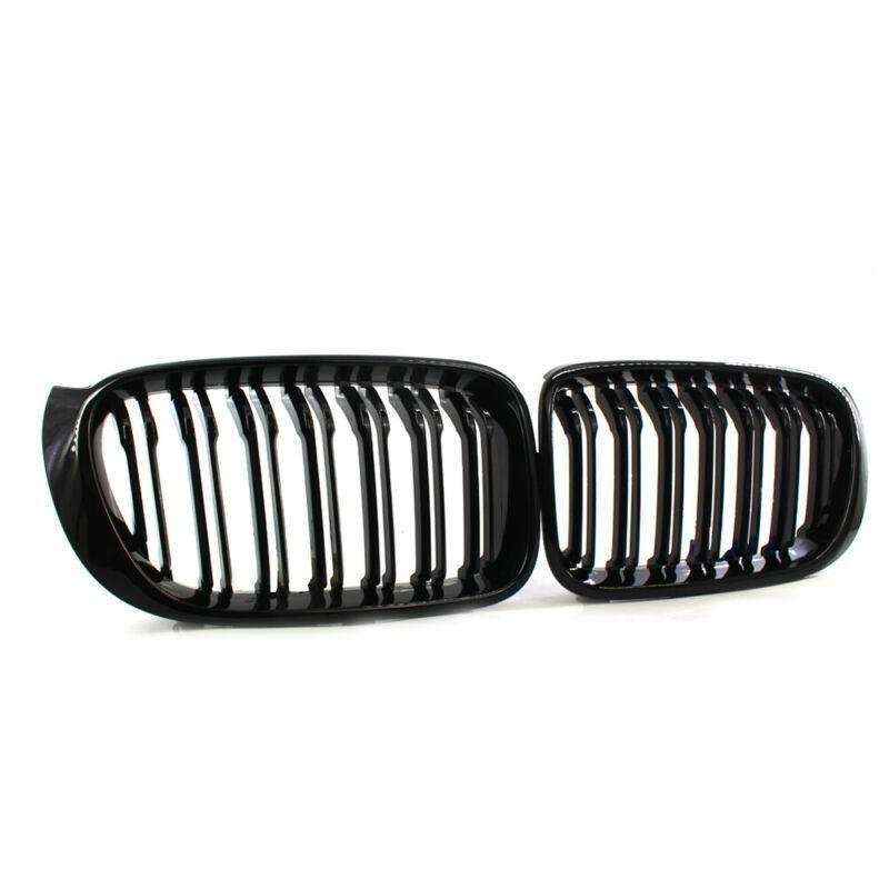 GLOSS BLACK Front Hood Grille Fit FOR BMW F25LCI X3 F26 X4 15-17 Twin Line