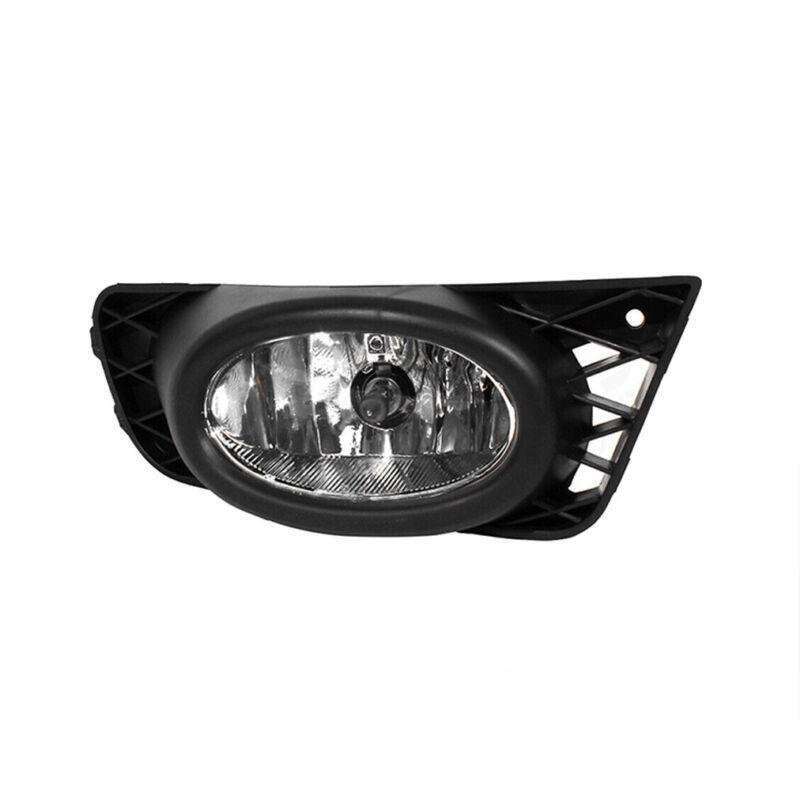 Front Bumper Fog Lights Lamp Black Cover For Honda Civic 4DOOR 2009-2011 Pair